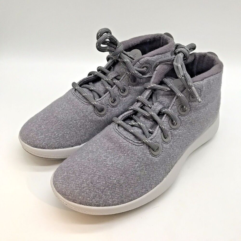 Allbirds Wool Runner-up Mizzle Sneakers Women's 8 Medium Grey High Top Shoes
